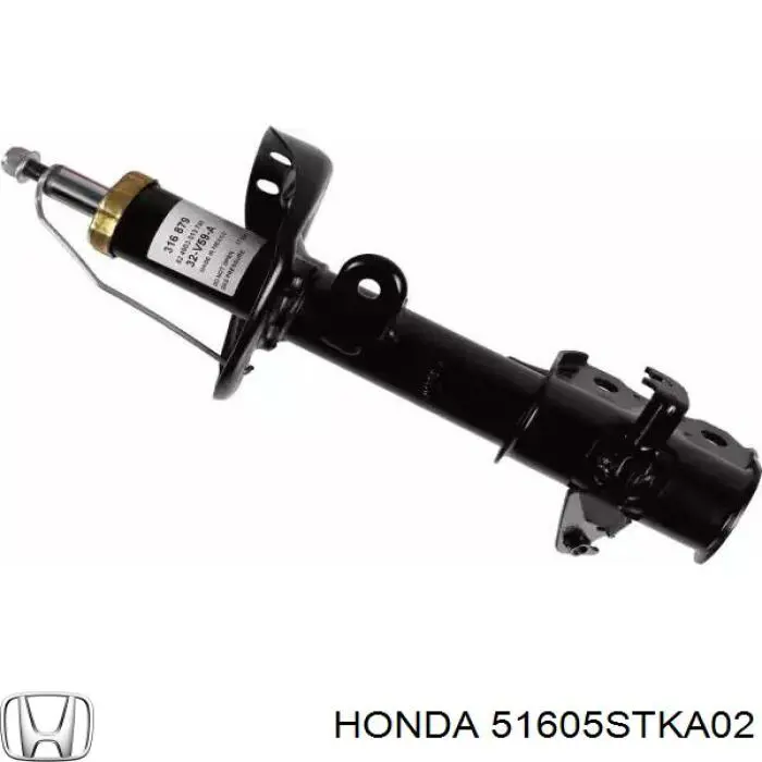 Купить 51605STKA02 Honda Амортизатор подвески передний правый