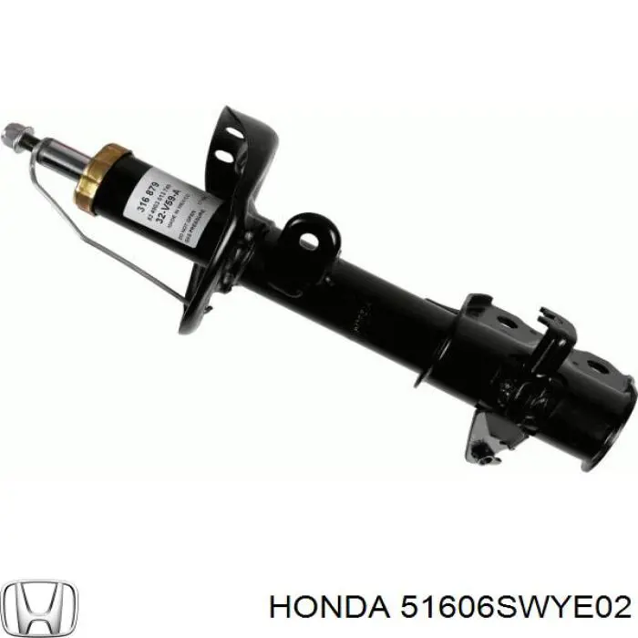 Амортизатор передней подвески левой Honda 51606SWYE02 цена, от 105.08 USD