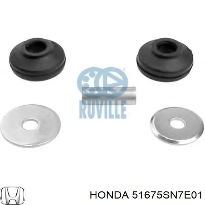 Опора стойки амортизатора переднего Honda 51675SN7E01 цена, от 11.37 USD
