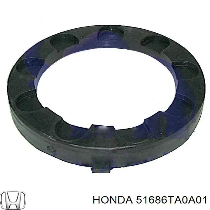 Espaçador (anel de borracha) da mola dianteira superior para Honda Accord (CU)
