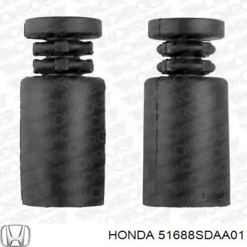 Caperuza protectora/fuelle, amortiguador delantero 51688SDAA01 Honda/Acura