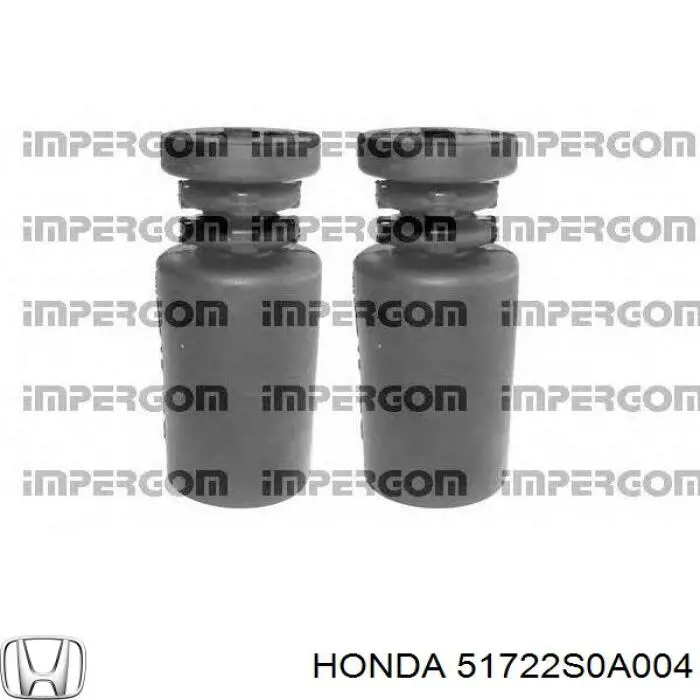 Буфер (отбойник) амортизатора переднего + пыльник Honda 51722S0A004