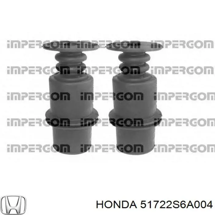 Буфер (отбойник) амортизатора переднего + пыльник Honda 51722S6A004