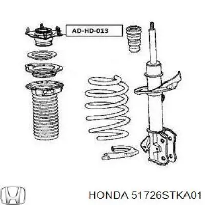 Rodamiento amortiguador delantero 51726STKA01 Honda/Acura