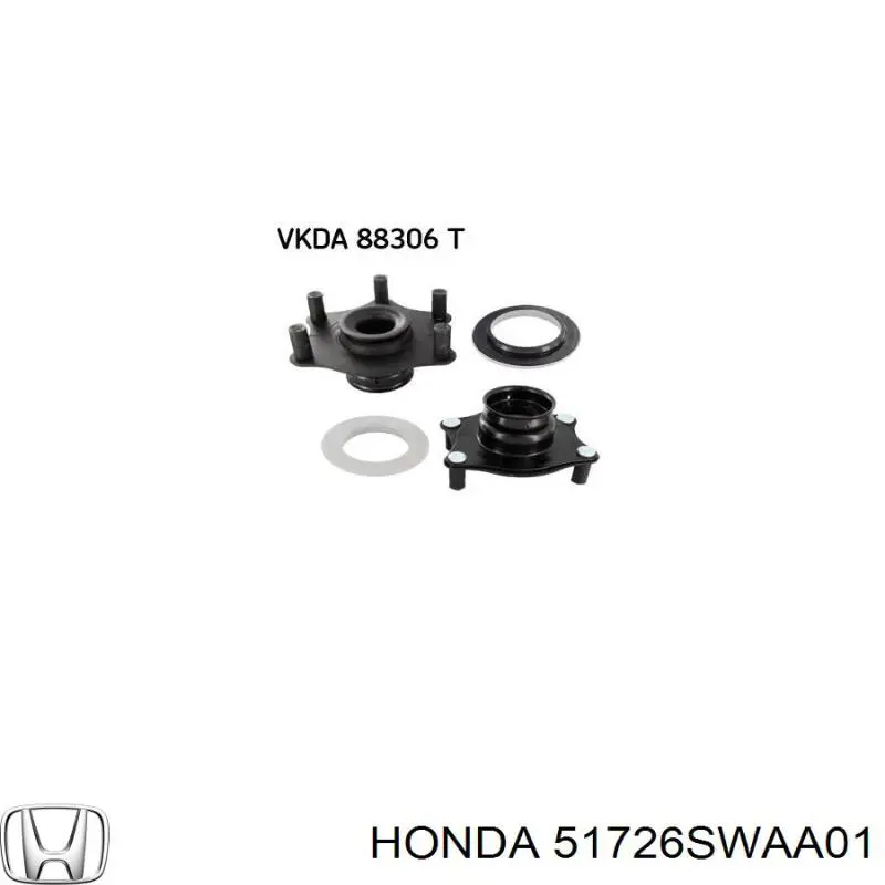 Подшипник опорный амортизатора, переднего Honda 51726SWAA01 цена, от 17.61 USD