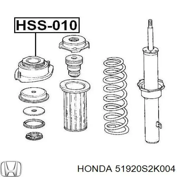 Опора амортизатора переднего 51920S2K004 Honda