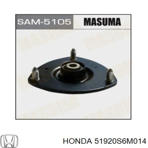 Опора амортизатора переднего правого 51920S6M014 Honda