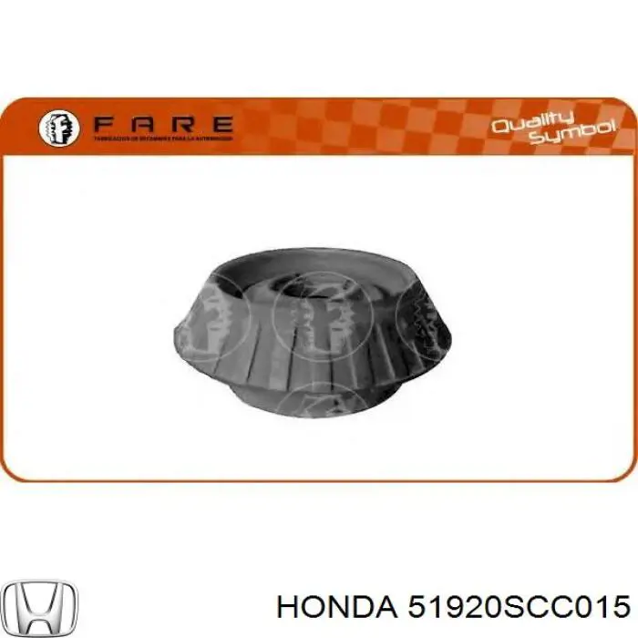51920SCC015 Honda опора амортизатора переднего