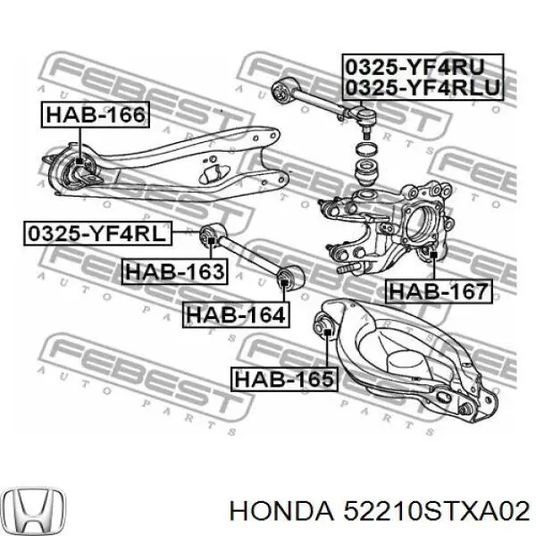 52210STXA02 Honda Цапфа правая