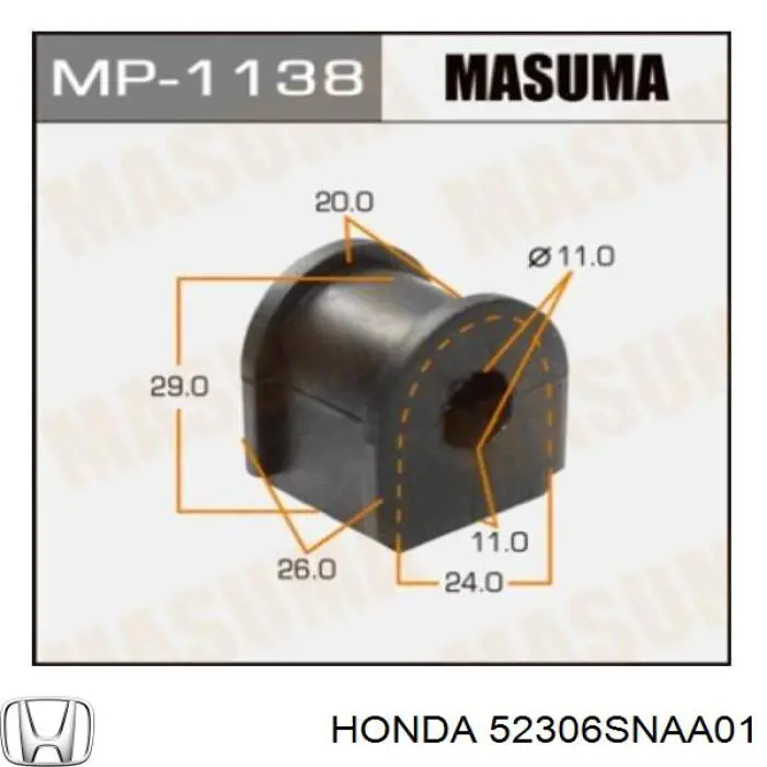 52306SNAA01 Honda