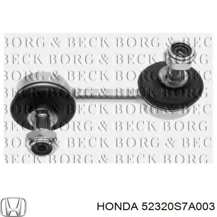 Стойка стабилизатора задняя правая Honda 52320S7A003 цена, от 9.44 USD