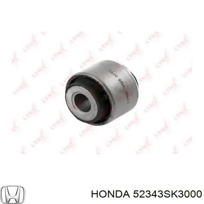 Silentblock de brazo suspensión trasero transversal 52343SK3000 Honda