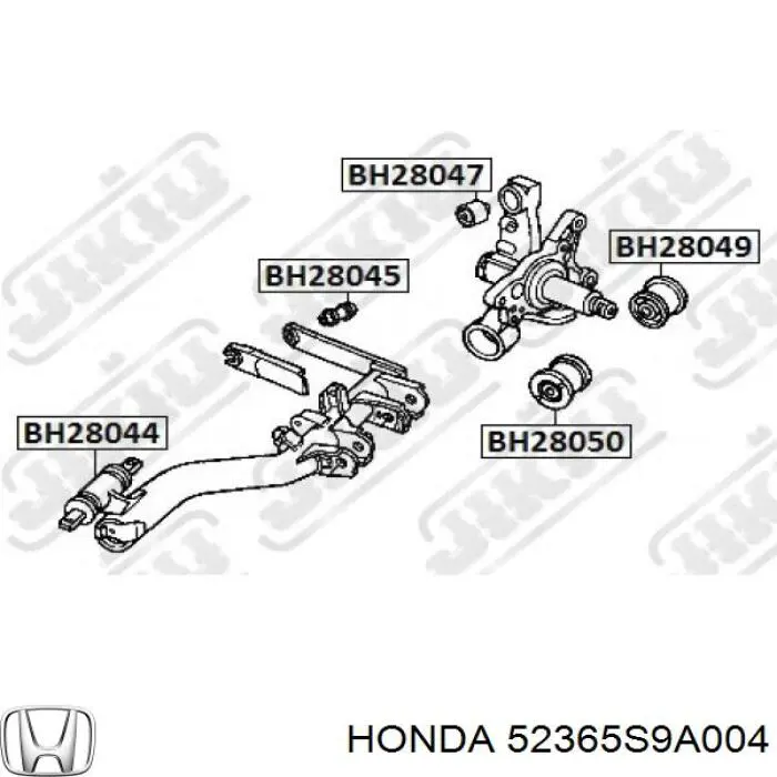 Сайлентблок заднего кулака Honda 52365S9A004 цена, от 19.00 USD