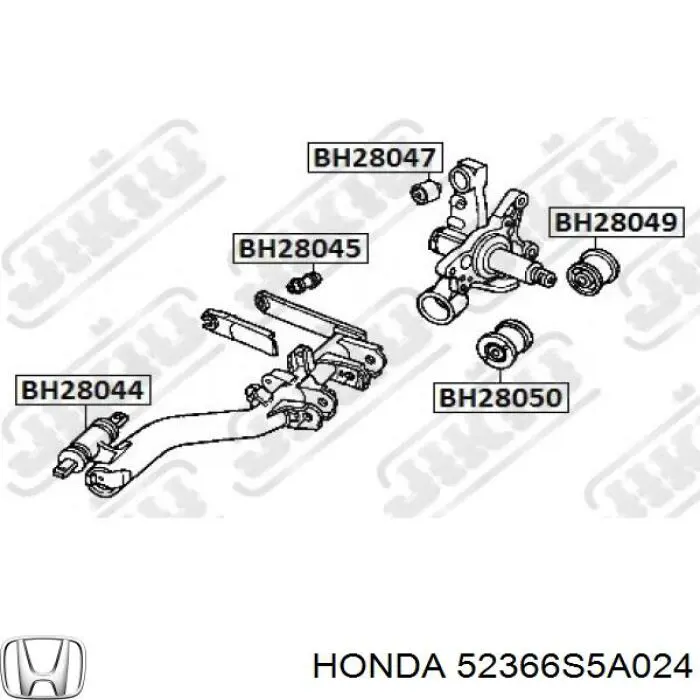 Сайлентблок цапфы задней HOBS055 Kautek