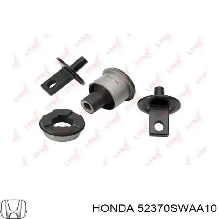 52370SWAA10 Honda braço oscilante inferior direito de suspensão traseira