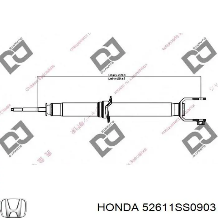Стойка амортизатора задняя Honda 52611SS0903 цена, от 75.97 USD