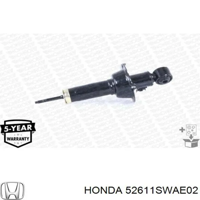 Амортизатор задний правый на Honda CR-V RE
