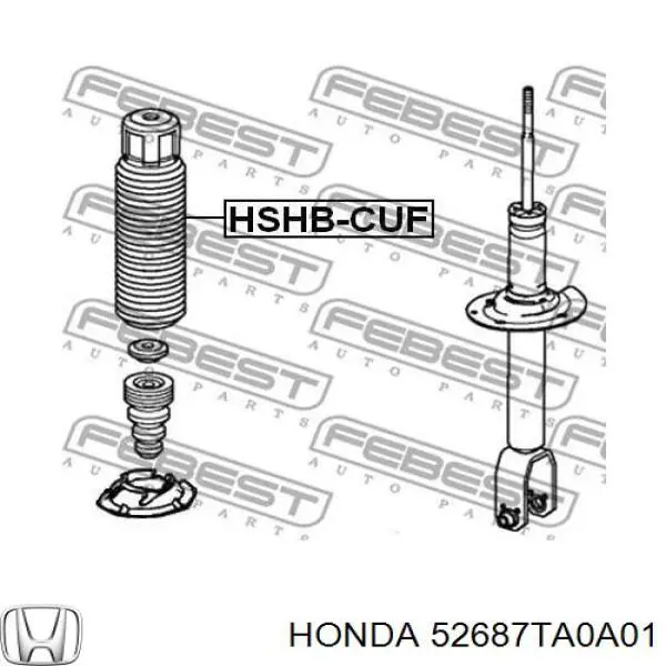 Пыльник амортизатора заднего Honda 52687TA0A01