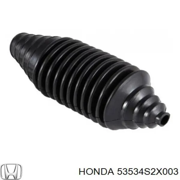 53534S2X003 Honda bota de proteção esquerda do mecanismo de direção (de cremalheira)