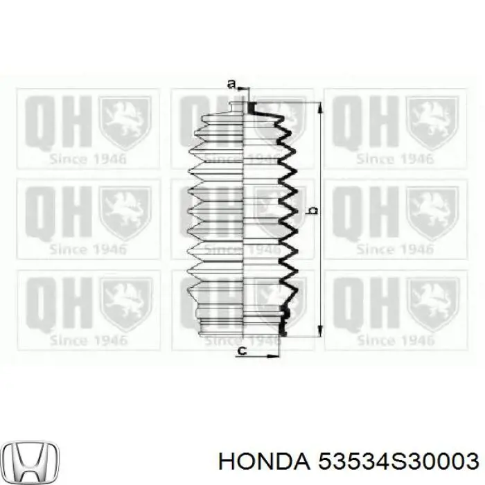 Пыльник тяги Honda 53534S30003 цена, от 11.70 USD