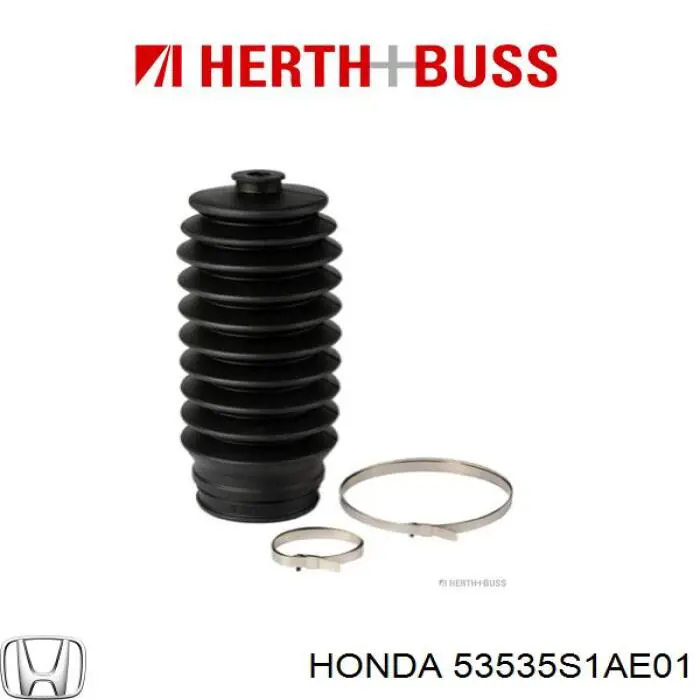 Bota de proteção direita do mecanismo de direção (de cremalheira) para Honda Accord (CG)