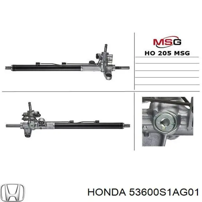 Купить 53601S82G01 Honda Рулевая рейка