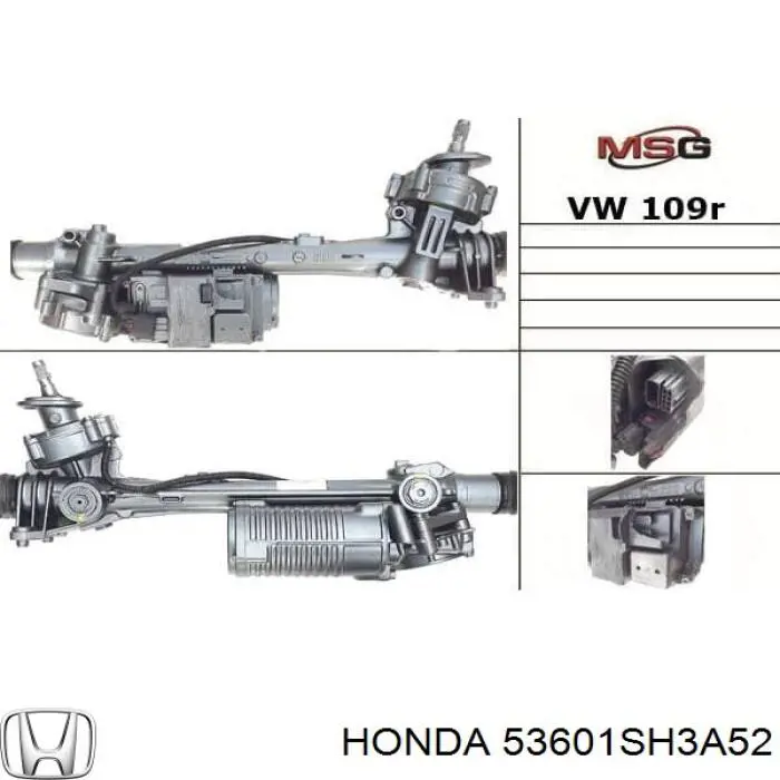 Реечный рулевой механизм Motorherz R2192 цена, от 213.45 USD