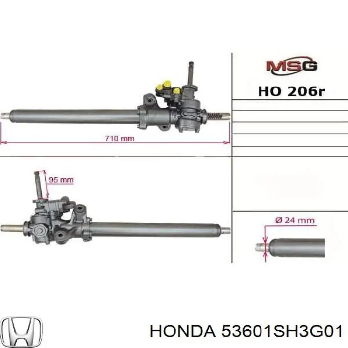  53601SH3G01 Honda