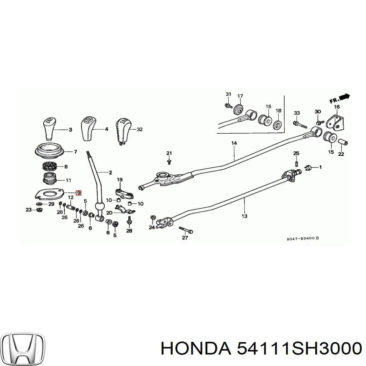  54111SH3000 Honda