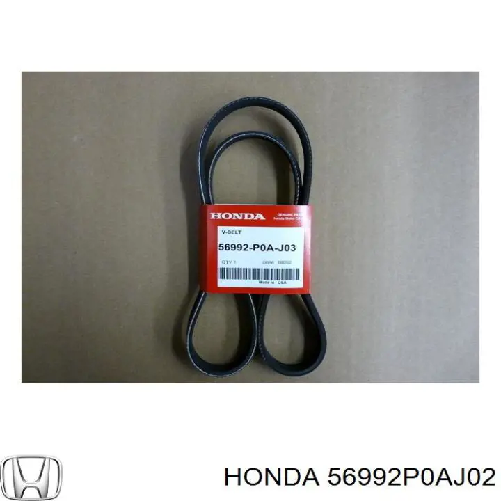 Ремень кондиционера Honda 56992P0AJ02