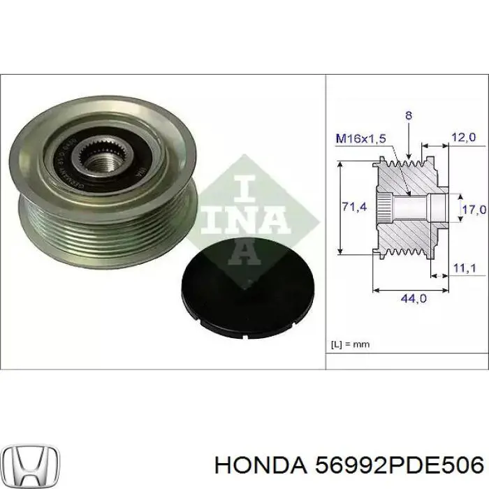 56992PDE506 Honda