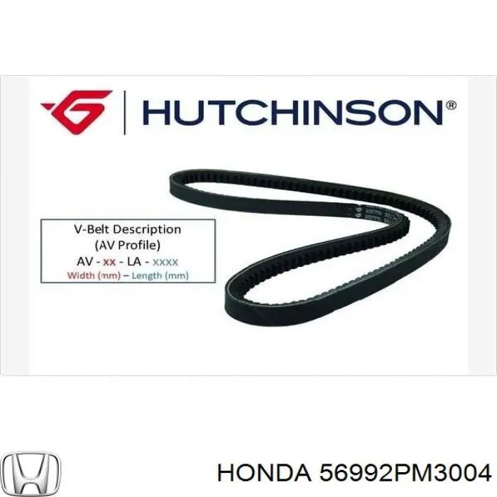 Купить 56992PM3004 Honda Ремень генератора