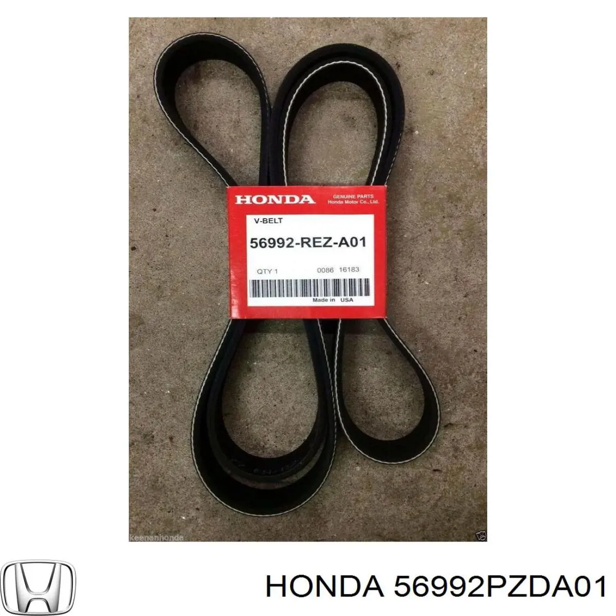 Купить 56992PZDA01 Honda Ремень генератора