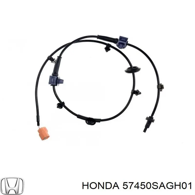 57450SAGH01 Honda sensor abs dianteiro direito
