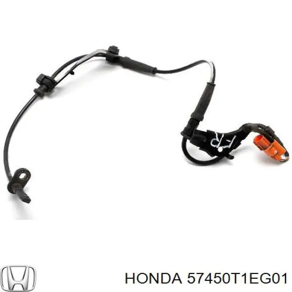 57450T1EG01 Honda sensor abs dianteiro direito