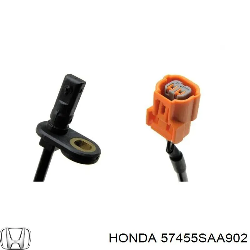 57455SAA902 Honda sensor abs dianteiro esquerdo