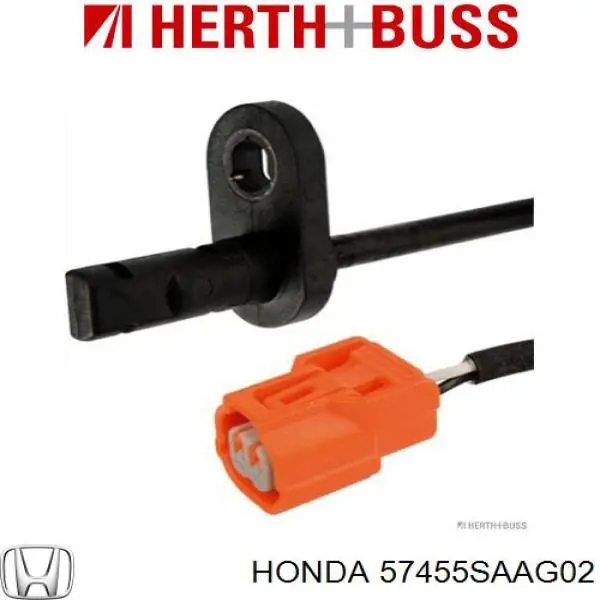 Sensor ABS delantero izquierdo 57455SAAG02 Honda