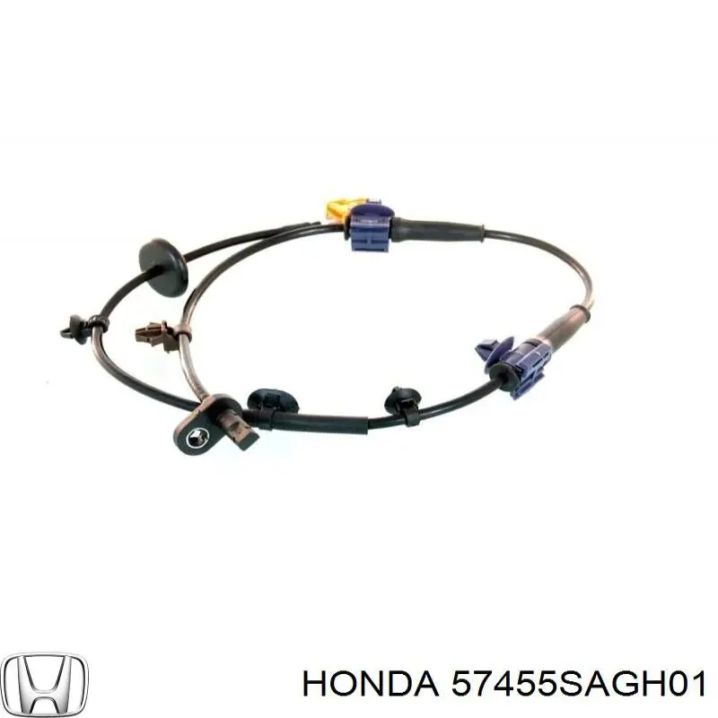 57455SAGH01 Honda датчик абс (abs передний левый)