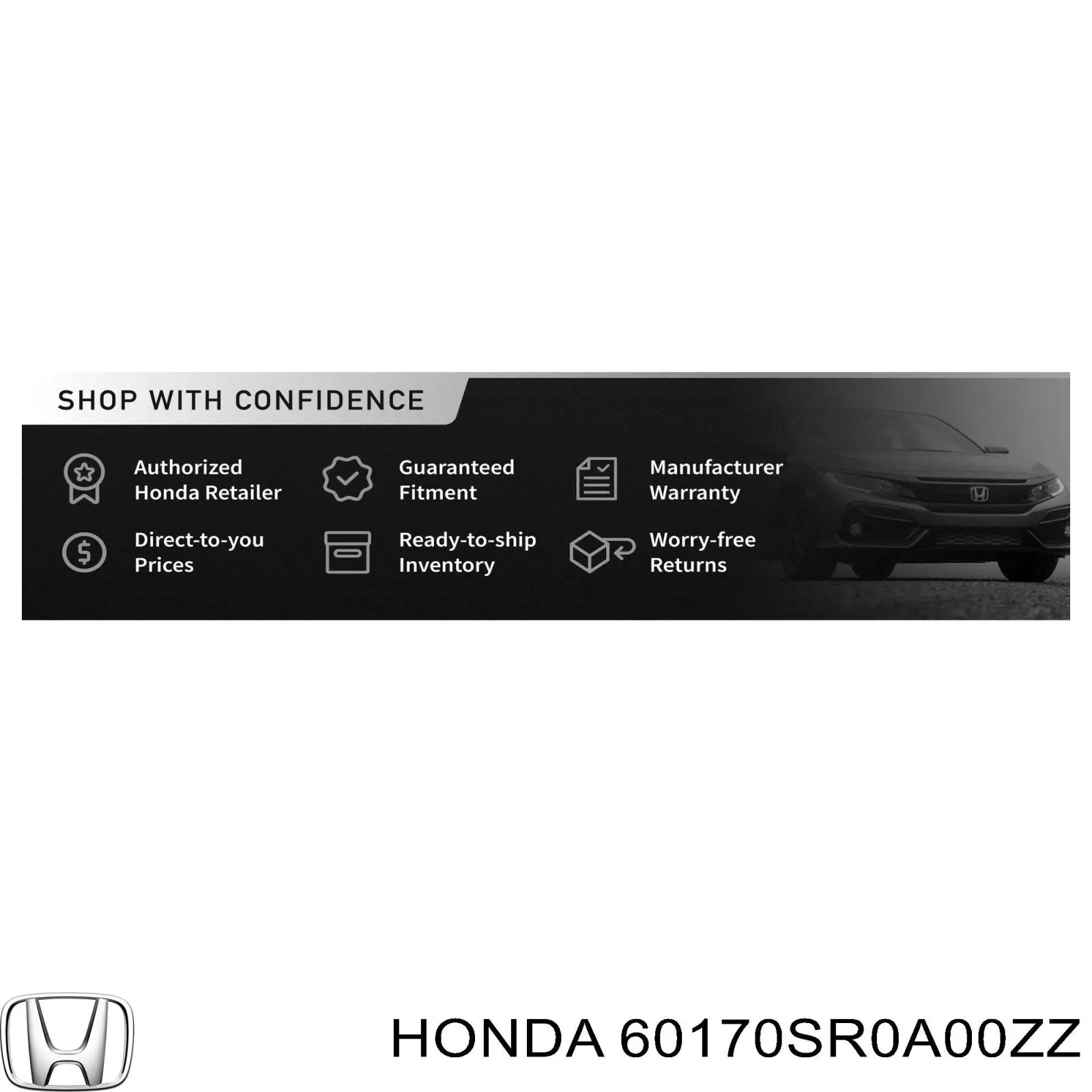Петля капота левая на Honda Civic V 