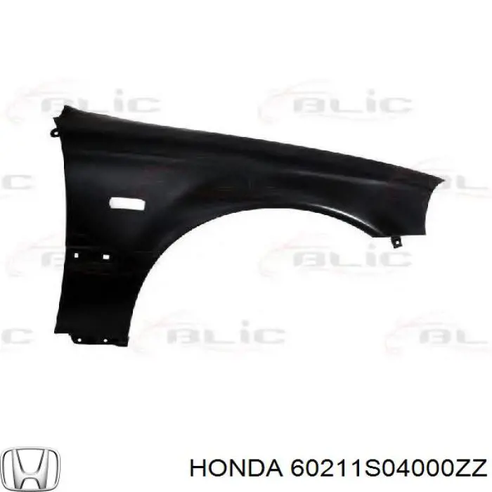 Крыло переднее правое 60211S04000ZZ Honda