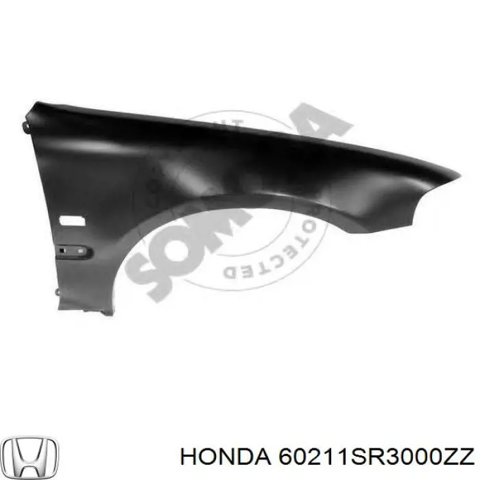 Купить 60211SR3000ZZ Honda Крыло переднее правое