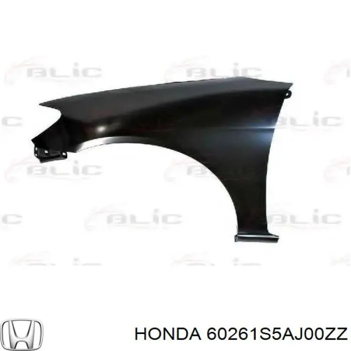 Крыло переднее левое Honda 60261S5AJ00ZZ цена, от 38.23 USD