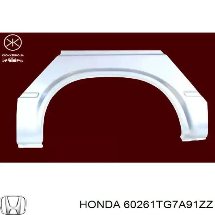 60261TG7A91ZZ Honda 