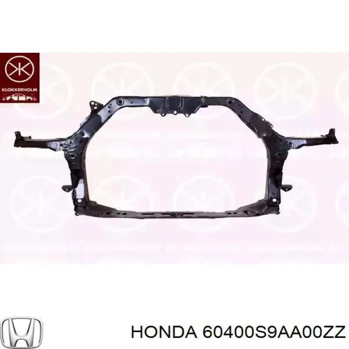 60400S9AA00ZZ Honda суппорт радиатора в сборе (монтажная панель крепления фар)
