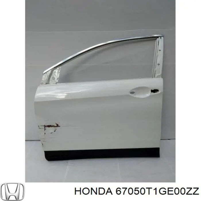 Передняя левая дверь Honda 67050T1GE00ZZ цена, от 314.04 USD