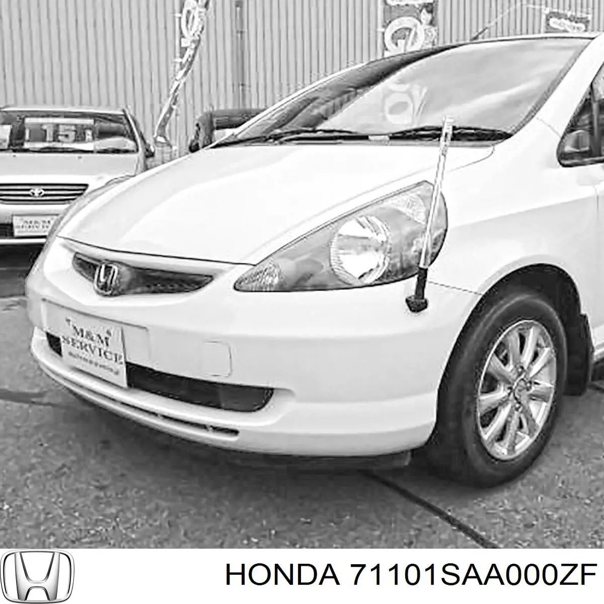 71101SAA000ZF Honda Бампер передний в сборе