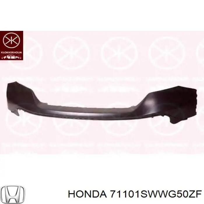 Передний бампер 71101SWWG50ZF Honda