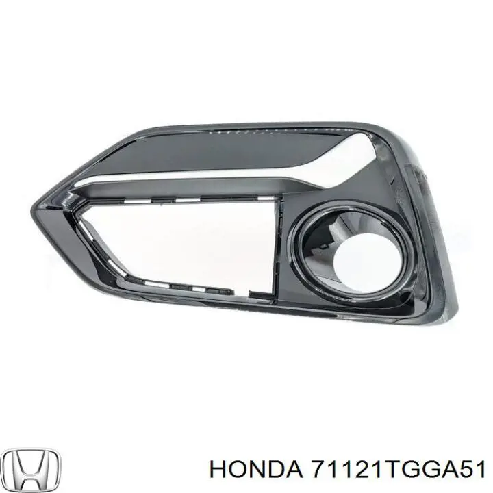 Grelha do radiador para Honda Civic X FC, FK
