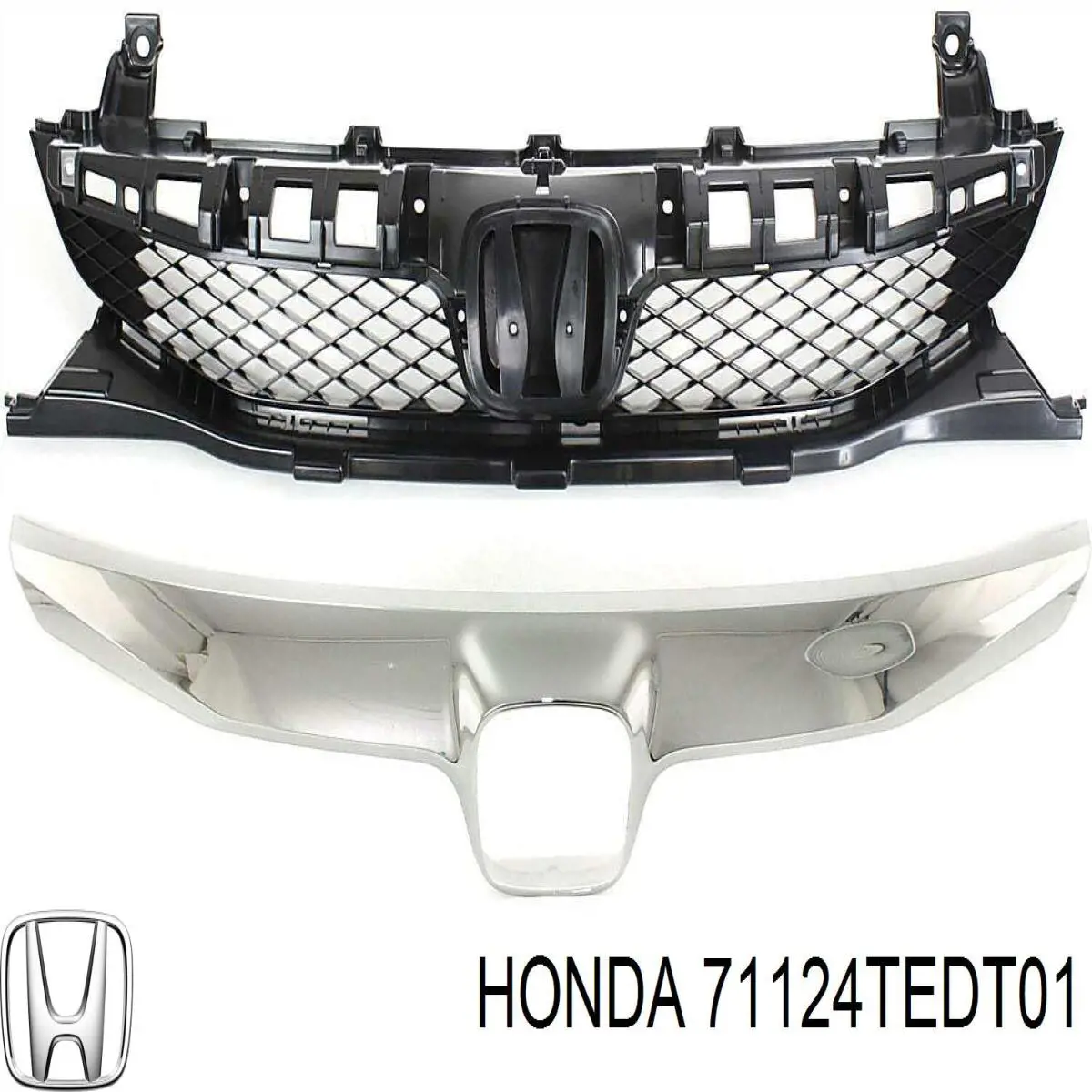 Ripa (placa sobreposta) da luz direita para Honda Civic (FC, FK)