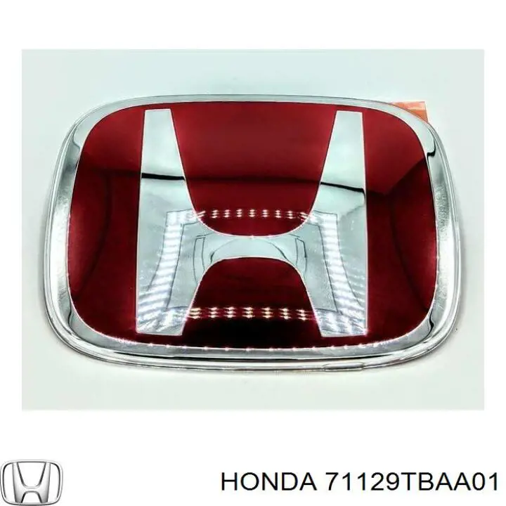 71129TBAA01 Honda молдинг решетки радиатора левый